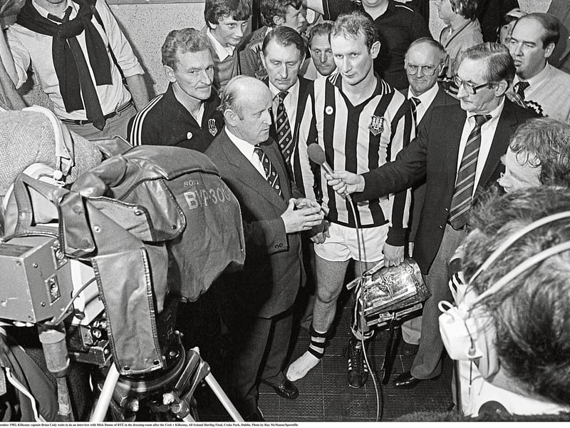 Memories of a golden age of 1980s hurling will be recalled later this year when the Kilkenny double-winning teams of 1982 and 1983 reunite for a special celebration. Hard to believe, but it is 40 years since Kilkenny won back-to-back All-Ireland and National Hurling League titles in 1982 and 1983. Members of both panels will come together again to recall their glory days at a reunion in Langton’s this September. The winning run began in April 1982, when Kilkenny scored a 2-14 to 1-11 victory over Wexford in the National Hurling League final which was played in Croke Park. Ironically, Kilkenny played that year in Division 1B, winning promotion to Division 1A the following year. That result created expectations of championship success and Kilkenny started impressively in the Leinster semi-final, beating Westmeath 7-31 to 0-13. Offaly, who beat Wexford in the Leinster quarter-final that year, were Kilkenny’s opponents in the Leinster final. They were also the reigning All-Ireland and Leinster champions. The closeness of the exchanges and the tightness of the marking meant that the game was always going to be low scoring. Offaly were 0-12 to 0-9 in front with six minutes remaining when a Dick O’Hara delivery towards the Offaly goal appeared to be going wide. The Offaly goalie Damien Martin was shepherding the ball over the line when Liam Fennelly flicked it across the square to Matt Ruth, who finished it to the Offaly net. Martin and Offaly were adamant that the ball had gone wide. TV pictures were inconclusive, but Kilkenny were not complaining. That goal tied the game and Kilkenny summoned up two final big efforts with points from Ger Fennelly and Billy Fitzpatrick to win by 1-11 to 0-12. In the All-Ireland semi-final Kilkenny overcame Galway on a score of 2-20 to 2-10 to qualify for the All-Ireland final. Cork were Kilkenny’s opponents in that final which was played in Croke Park on September 5. The Rebels comprehensively beat Waterford by 5-31 to 3-6 in the Munster final and were warm favourites