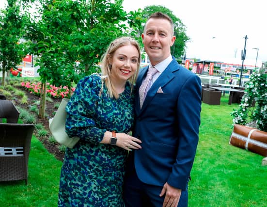 All the fashion and fun photos from day one of the Dubai Duty Free Irish Derby weekend. Pictured above is Eimear Lavery and Sean McSharry from Edenderry. All photos by Aishling Conway.