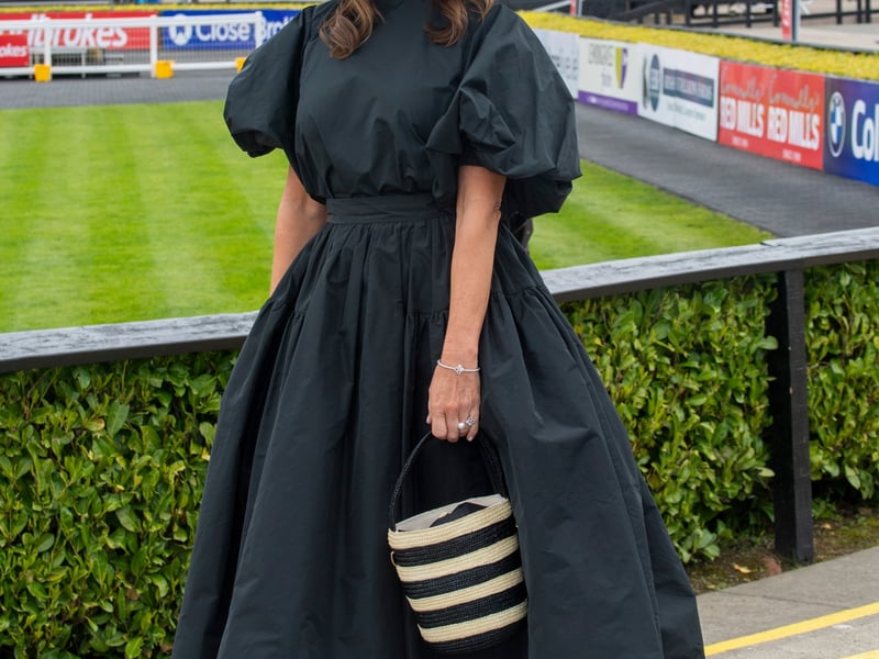 Jess Colivet one of the Style Council Judges on the 3rd day of the Punchestown Racing festival.