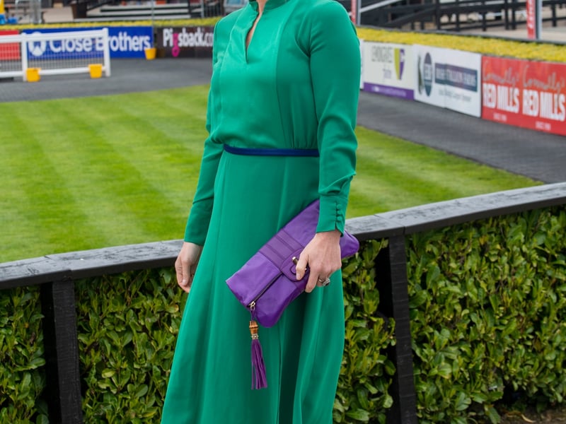 Roxanne Parker one of the Style Council Judges on the 3rd day of the Punchestown Racing festival