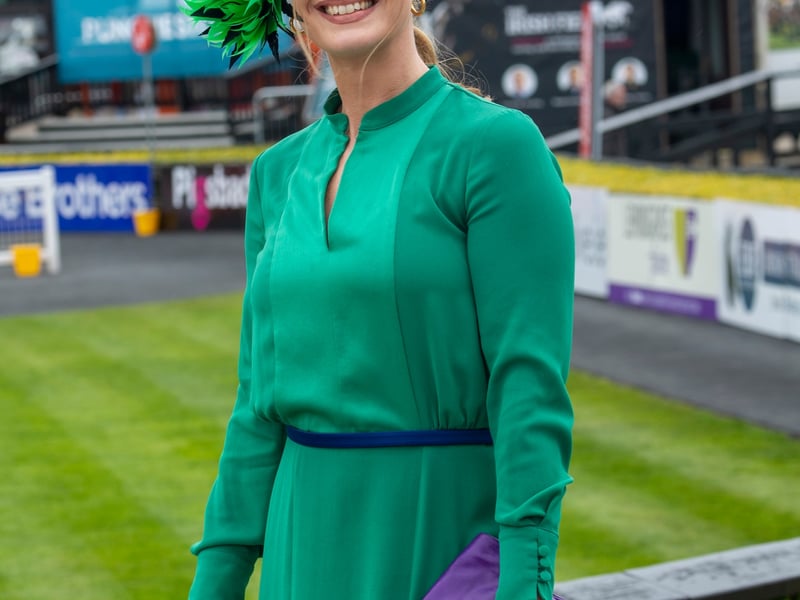 Roxanne Parker one of the Style Council Judges on the 3rd day of the Punchestown Racing festival
