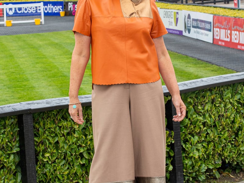 Marietta Doran one of the Style Council Judges on the 3rd day of the Punchestown Racing festival.