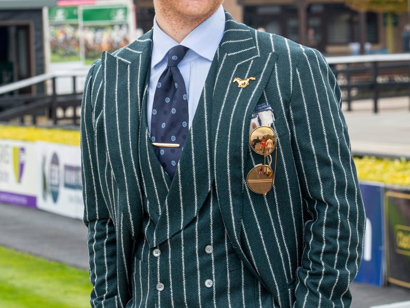 Brady Acton from Dublin and Miami at the 3rd day of the Punchestown Racing festival