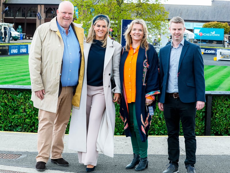 Liam, Natalie, Irene and Jamie Queally from Irish Dog Foods