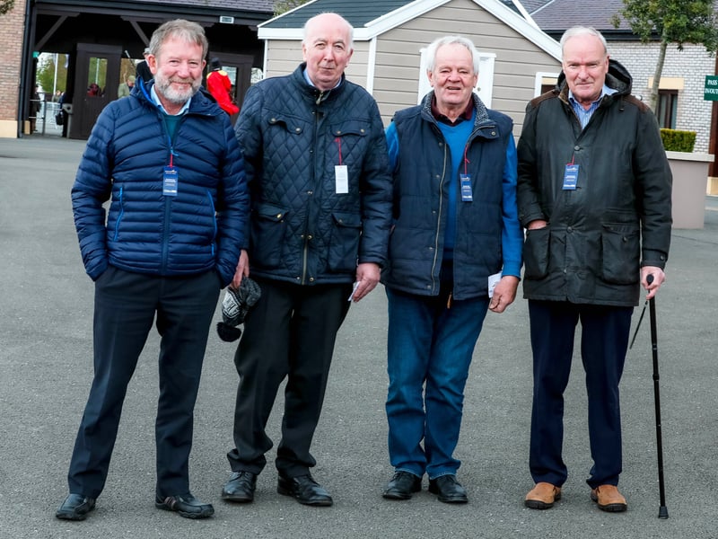 Tony Prior, Sean Gibney, Sean O'Rourke and Aidan McGovern from Cavan