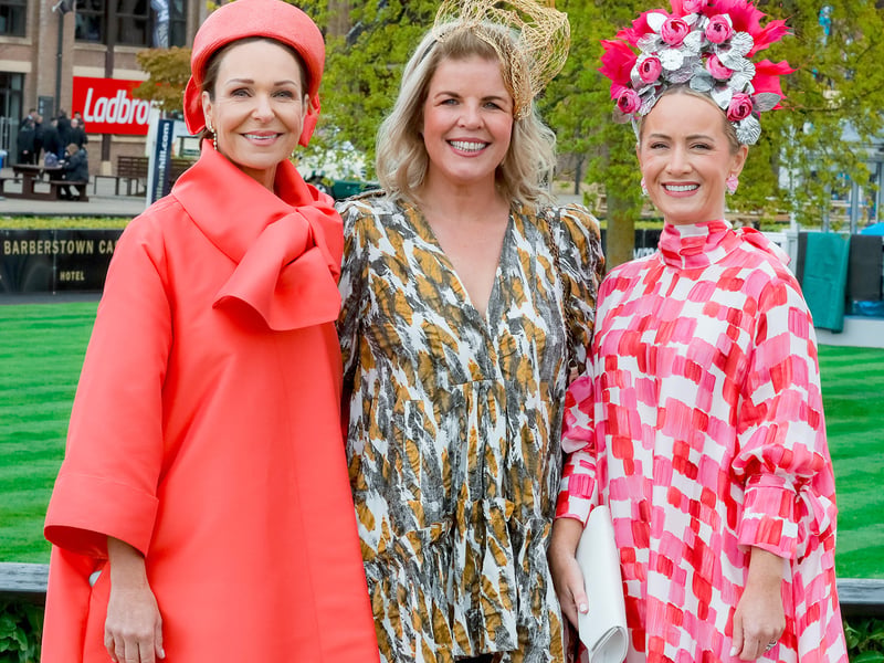 Jess Colivet(Kildare Village Stylist), Marietta Doran (Best Dressed Judge) and Sarah Battle (Mayo)