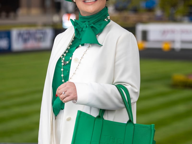 Anne Wolverson in Punchestown for the first day of the Festival 2023