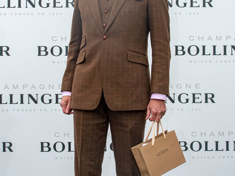 First day’s winner in the Bollinger best dressed competition at the Punchestown Racing festival was, Michael Walsh, from Monkstown Co Dublin.