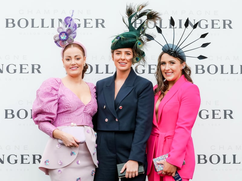 Grainne Lyons, Niamh Rispin and Ciara O'Neill from Meath