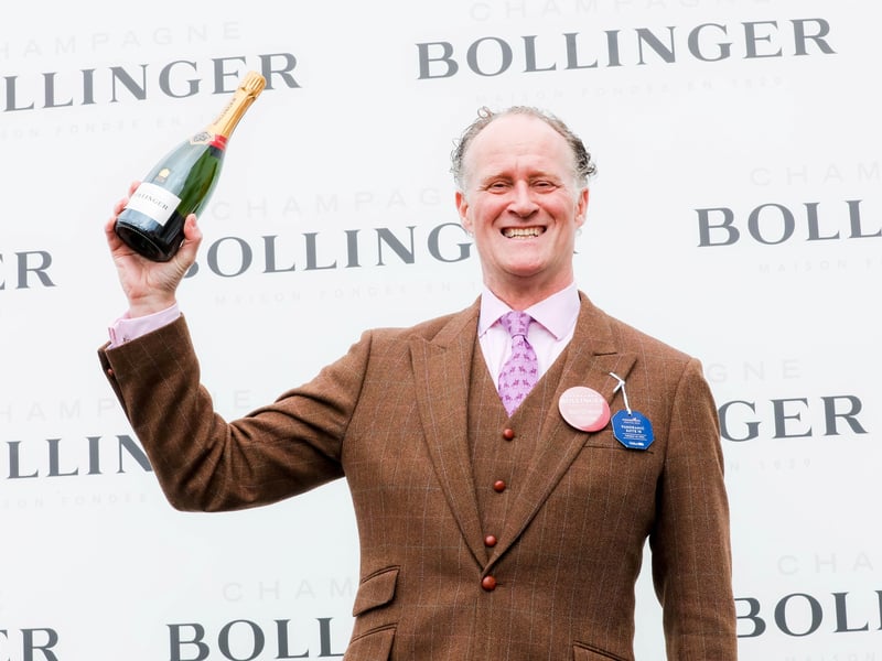 Michael Walsh from Monkstown won Best Dressed on the first day of Punchestown