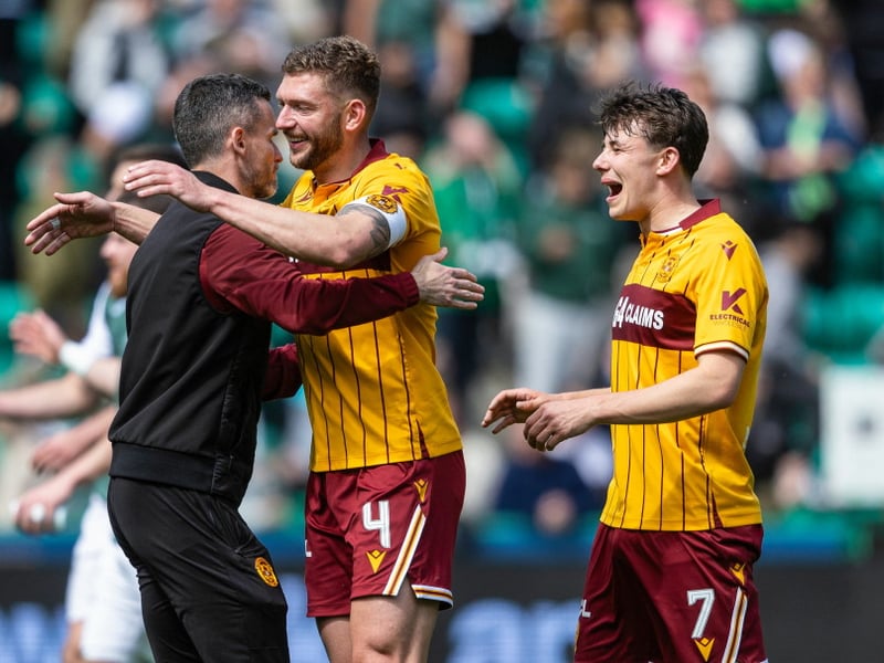 A double-winner at St Johnstone, Gordon wasn't a regular with Motherwell this term, but three excellent displays in the final week of the season showed he's got bags of experience and quality. Remains in talks to stay at Fir Park.