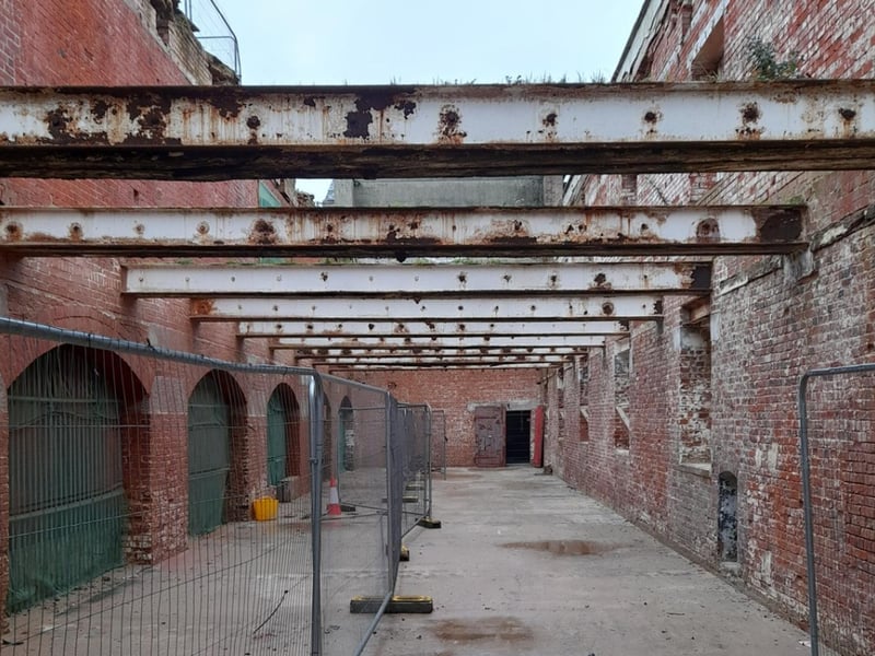 Extensive enabling works have been completed as the development of the old Royal Navy Rum Store in Gosport proceeds.