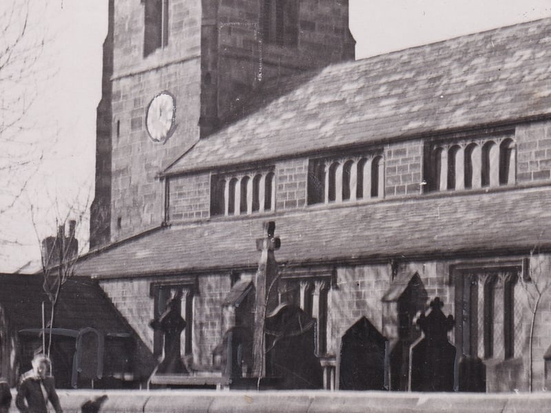 Ilkley Parish Church pictured in March 1960.