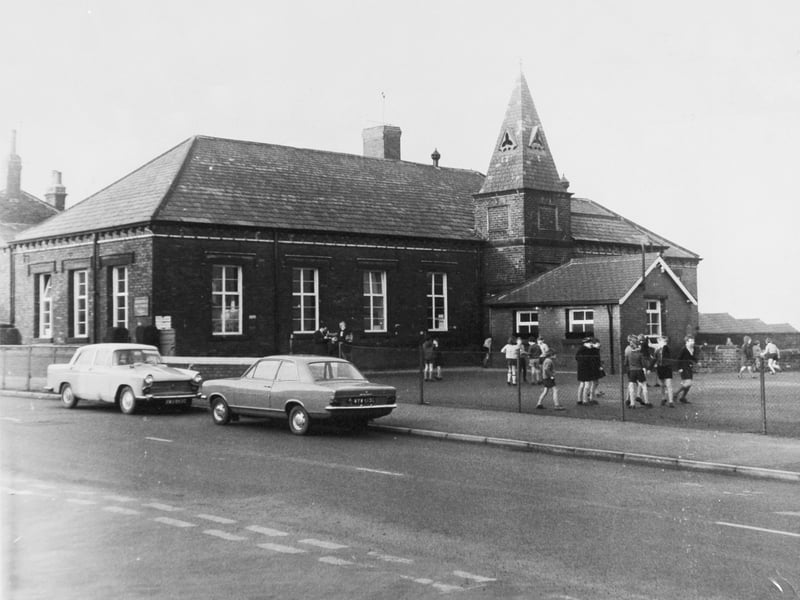 Middleton Church of England School on Town Street pictured in January 1971.