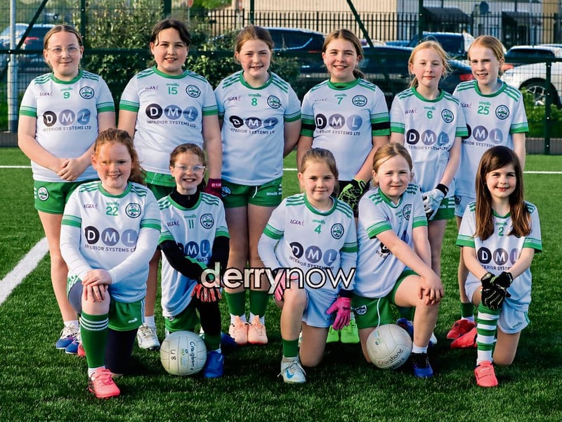 Craigbane Girls’ U9 team.
