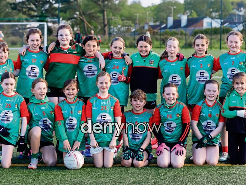 Slaughtmanus Girls’ U9 team.