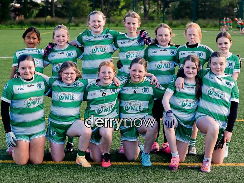 Faughanvale Girls’ U9 team.
