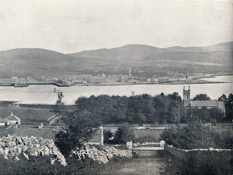 Warrenpoint, seen from Omeath, on the other side of Carlingford Lough, in 1895