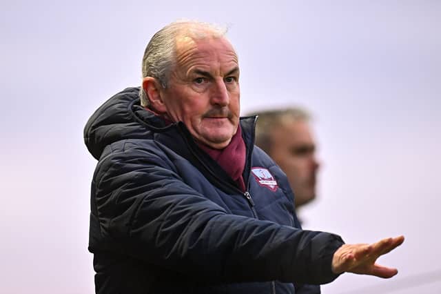 Galway United manager John Caulfield.