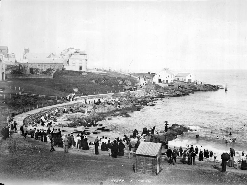 Ladies Bathing Place in Portrush, County Antrim, circa 1885