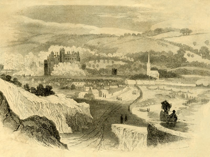 Glenarm, County Antrim, pictured in the mid-late 19th century