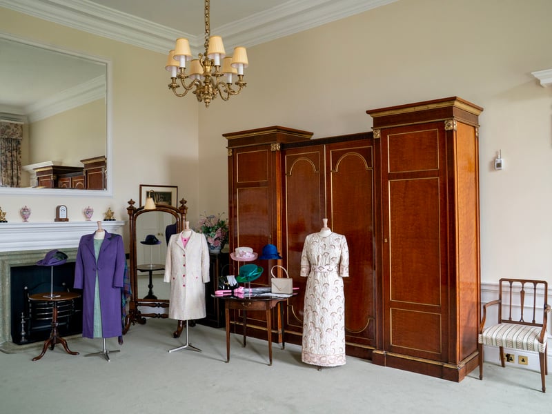 The Dressing Room, where Queen Elizabeth II would prepare for official engagements at the Palace of Holyroodhouse in Edinburgh, the official residence of the monarch in Scotland.