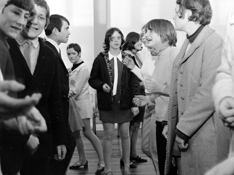 Teenagers at a discotheque held at Sighthill Community Centre in Edinburgh, in May, 1968.