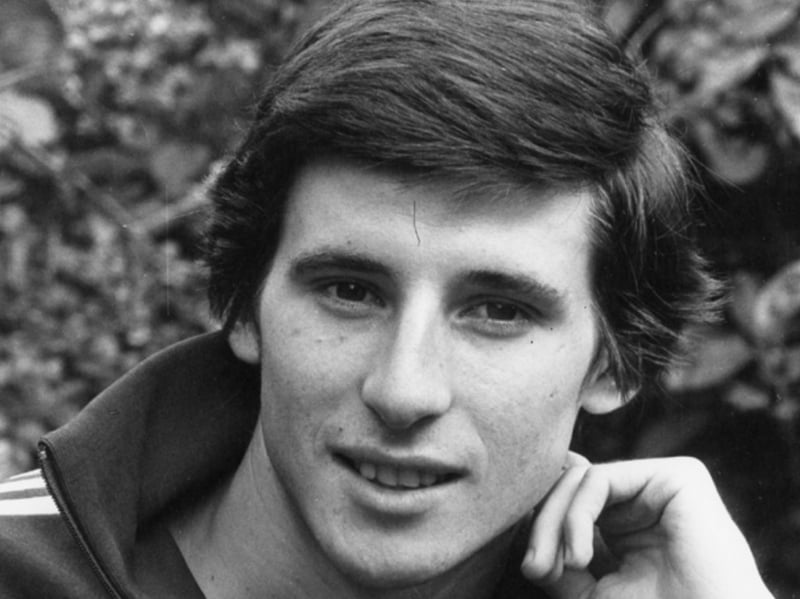 The future Olympic champion and world record-breaking middle distance runner Sebastian Coe is pictured here in September 1977. He was born in London but moved to Sheffield as a boy and attended Tapton School and Abbeydale Grange School.