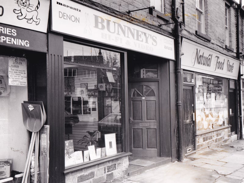 Shops on North Lane pictured in January 1993.