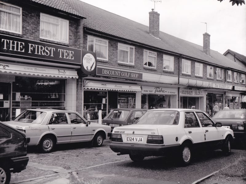 Shops on St Anne's Parade pictured in July 1992.
