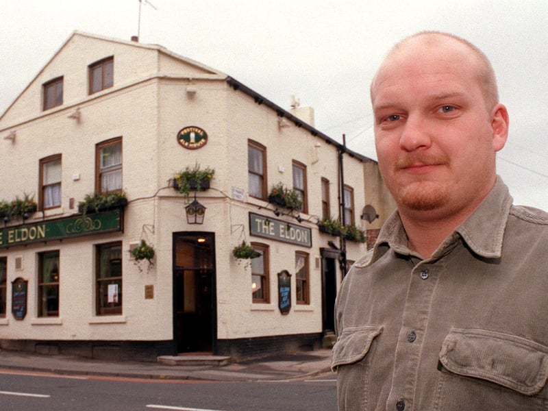 Richard Mollitt, landlord of The Eldon pub, Leeds, in 1998