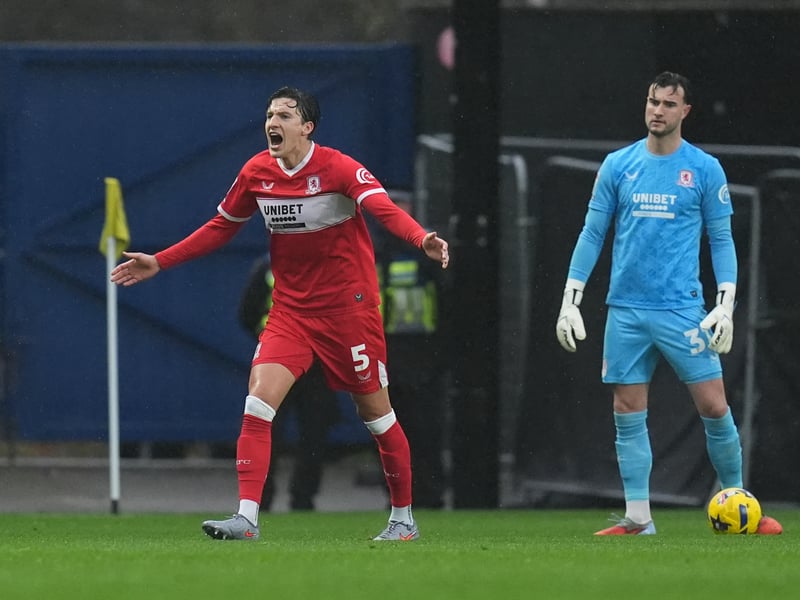 The Middlesbrough defender is still out of action after being sidelined over the Christmas period.