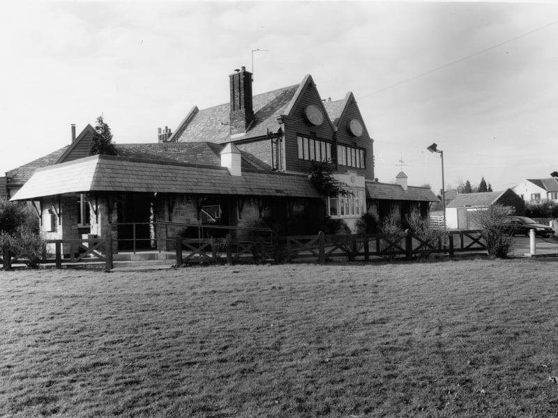 The Harvester restaurant at the New Inn, Wetherby Road, Scarcroft, Leeds, in February 1993