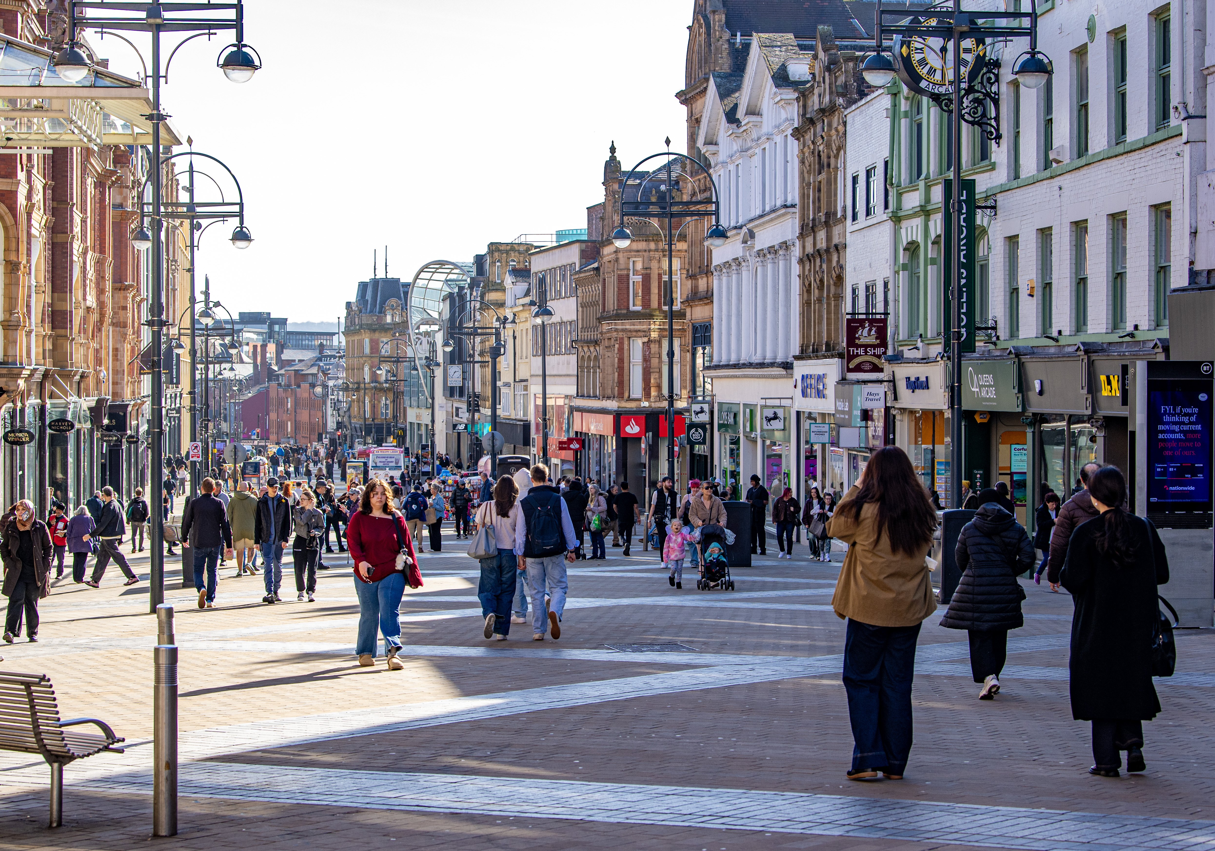 Leeds city centre reported 138 weapon offences between April 2025 and March 2026.