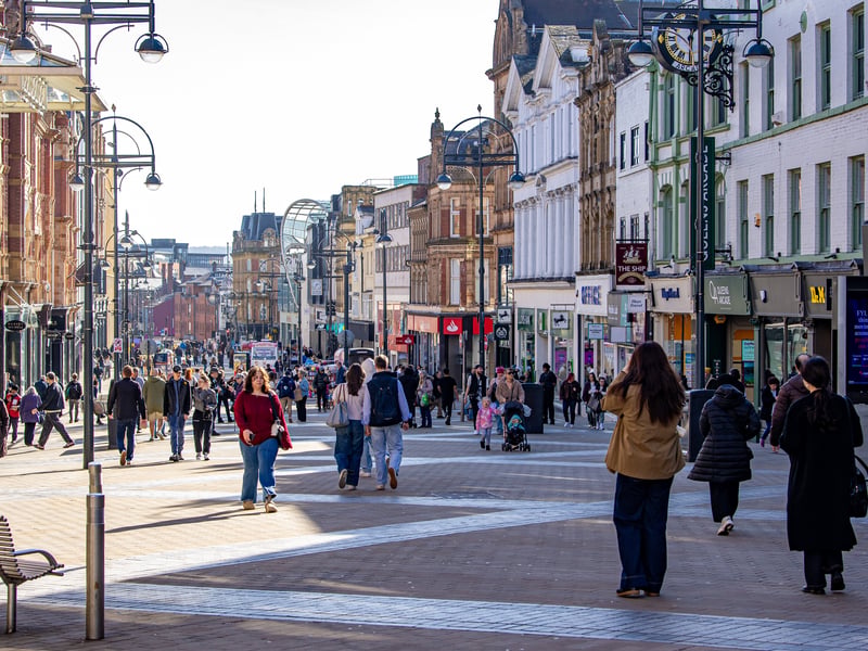 Leeds city centre reported 138 weapon offences between April 2025 and March 2026.