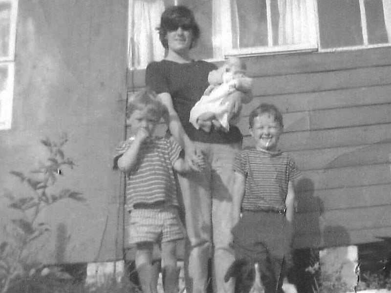 Happy holidaymakers outside wooden chalets at Alveley, on the site that is now Severn Valley Country Park. The undated photograph was uncovered during the Severn Valley Lives in the Landscape Project, which has been gathering memories of life along the River Severn.