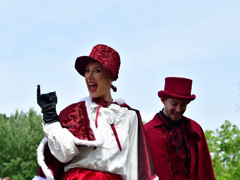 The ribbon cutting was followed by a procession over the bridge featuring community groups and live entertainment, as the sun shone on the city's celebrations