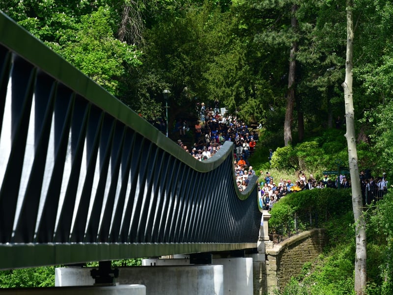 The total cost of the Tram Bridge was £8m, delivered by Preston City Council and constructed by Eric Wright Civil Engineering, using part of a £20 million grant awarded by the UK Government, alongside an additional £1 million contribution from Lancashire County Council.