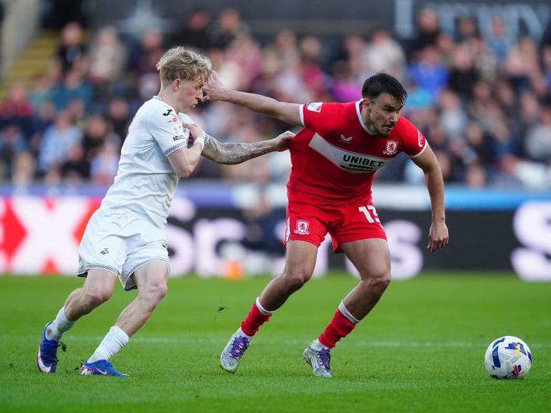 His maiden Middlesbrough campaign has not been plain-sailing but he appears to be Kim Hellberg's best option. 