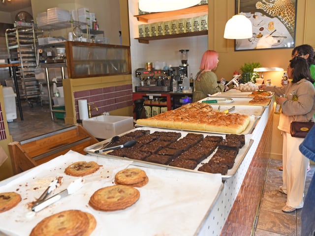 The first look at Silver's Bakehouse, their new shop on Farsley Town Street, Leeds.