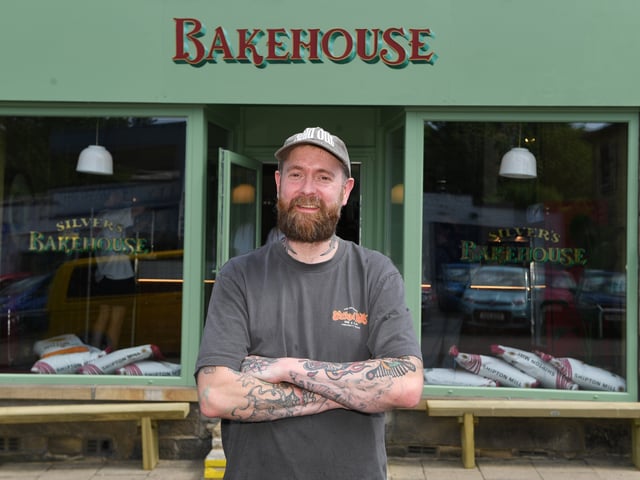 Owner Chris Riley outside the new shop.