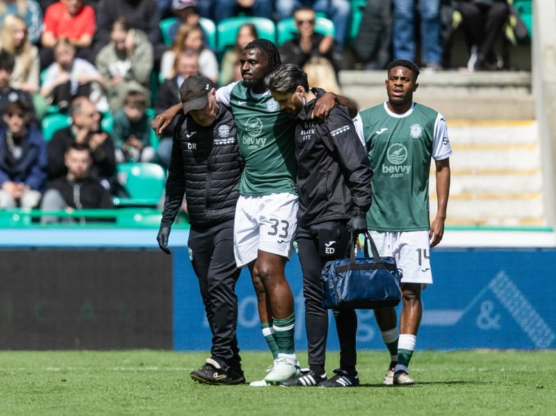 The big centre-back will be missing for the foreseeable future with a long-term injury he picked up towards the end of last season with Hibs.