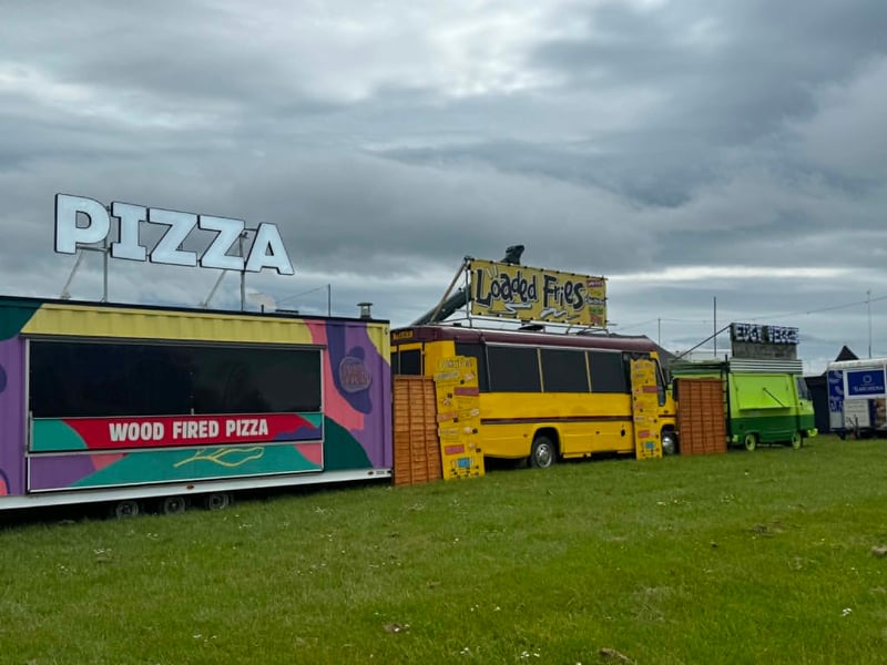 There's dozens of food traders, with a wide range of options including pizza, loaded fries, burgers, fish and chips, noodles, ice cream and more. Among the local favourites are Bobacat Kitchen, Holy Duck and Redheads Mac n Cheese.
