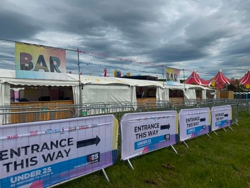 There's bars across the festival site, as well as a dedicated craft ale bar selling locally-brewed drinks, like a festival special from Vaux. Among the prices at the main bars are: £7.25 for a pint of Madrí Excepcional, £7.25 for a pint of Carling Black Fruits Cider and £7.50 for a pint of Alpacalypse IPA. Wine is £8.50 for a 187ml glass and £32 for 750ml.  Cocktails are all £10.25 and mocktails are £5.75. Cans of pre-mixed drinks, like G&T, are priced from £8.75 to £8.95. Soft drinks are priced from £2.80.
