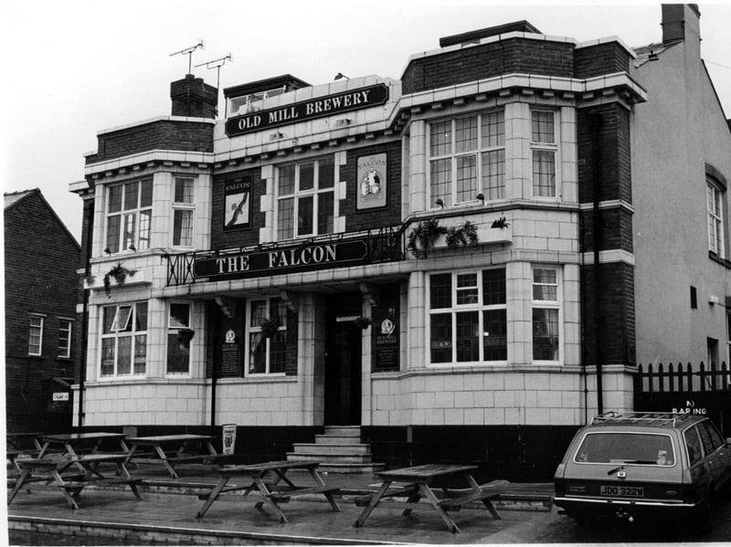 The Falcon pub, Mexborough, in June 1990