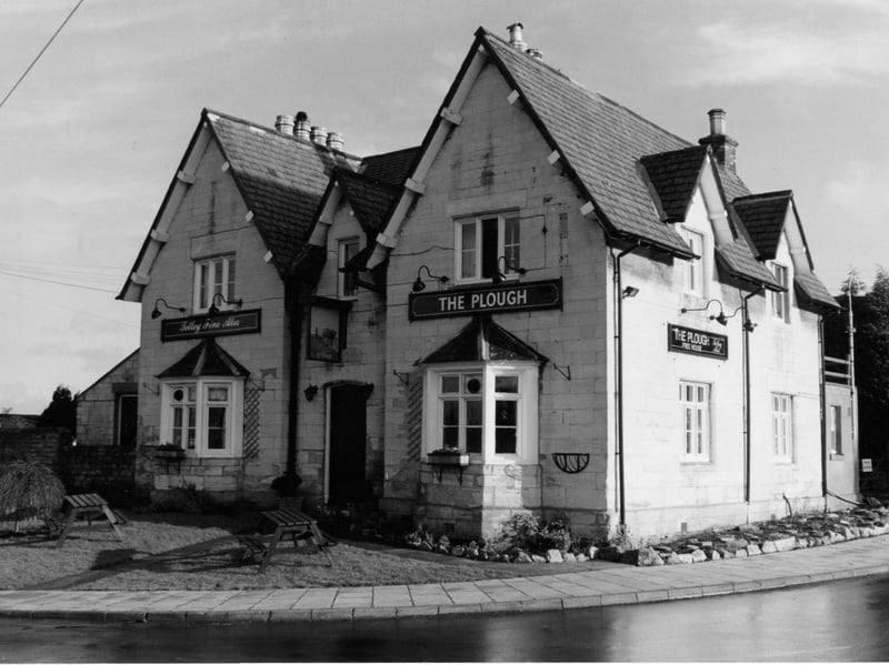 The Plough pub, Saxton, in January 1993
