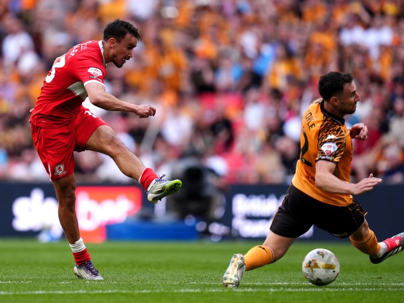 Dragged Boro’s only real first-half chance wide ahead of the interval. Touch let him down a few times.