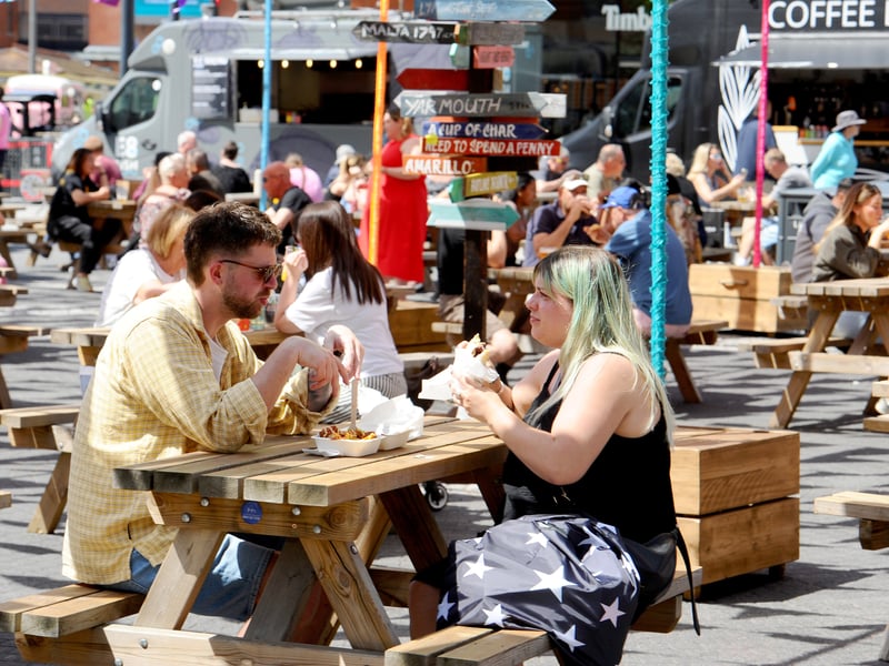 Crowds flocked to the first day of the British Street Food Awards in Gunwharf Quays.
