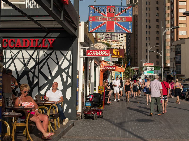 If you have made the trip to Benidorm for the Bank Holiday, you are actually missing out on warmer temperatures at home. It is set to be 31C in Leeds, compared to 29C in the holiday hotspot.