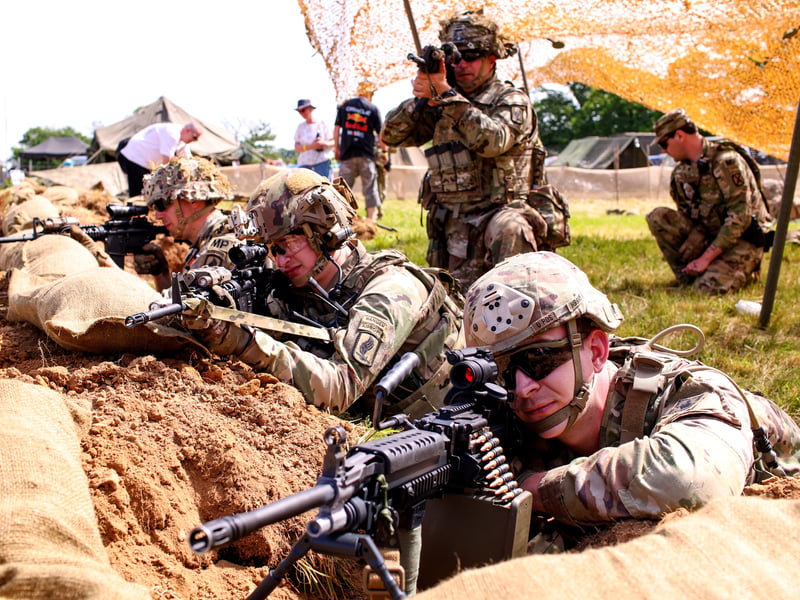 Task Force Rock Re-enactment Group